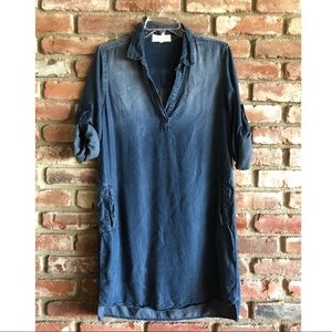 PULLOVER DENIM DRESS